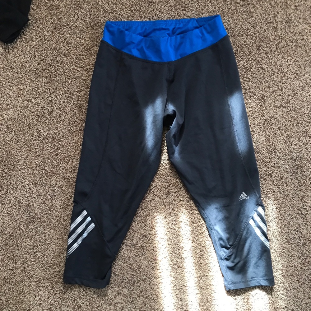 Adidas knee length workout leggings